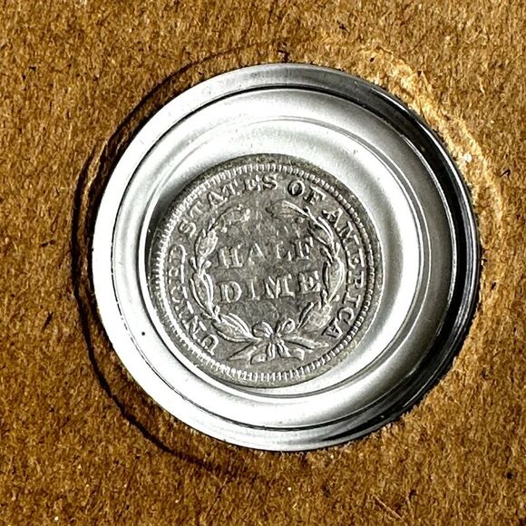 U.S. Seated Liberty Half Dime Collector's Coin (1837-1873) - Picture 4 of 6